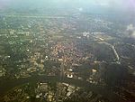 Aerial view of Pak Kret, May 2010